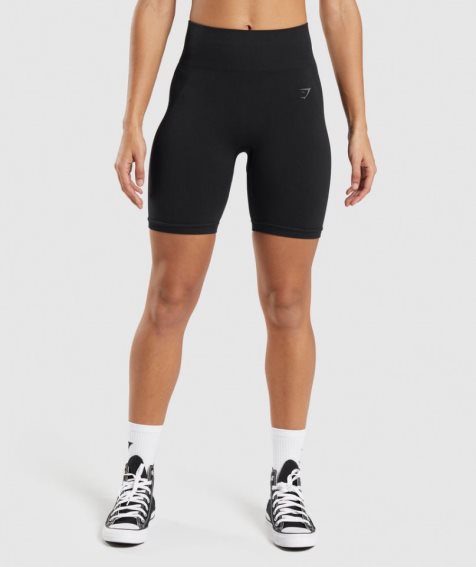 Women's Gymshark Flex Cycling Shorts Black | NZ 0ECTUJ